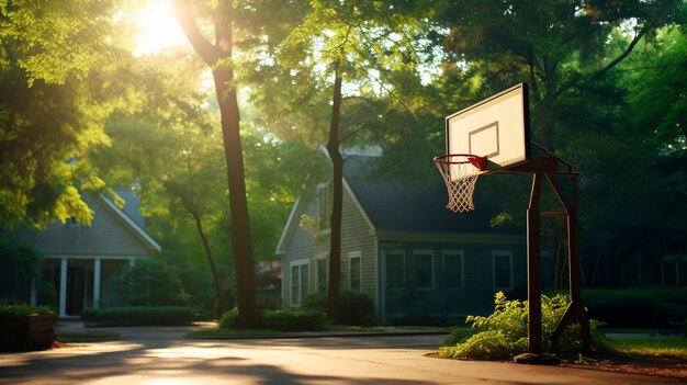 Basketball  game concept