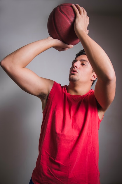 Free photo basketball player concept