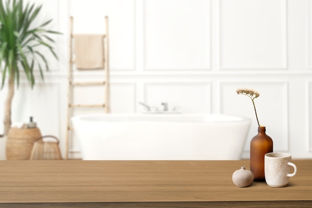 Bathroom product backdrop, interior background image