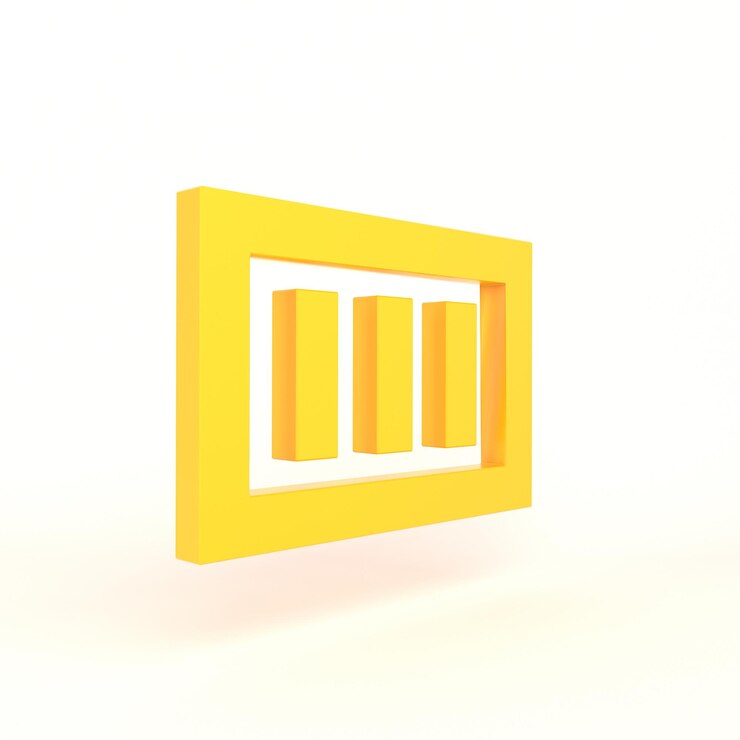 Free Photo battery full sign left side with white background