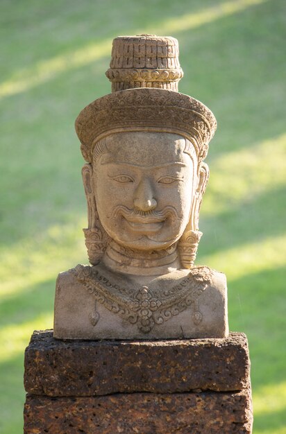 바이욘 동상 돌 얼굴, 앙코르 와트, 캄보디아