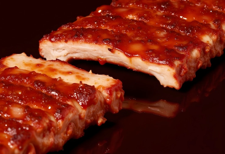 Free Photo bbq ribs