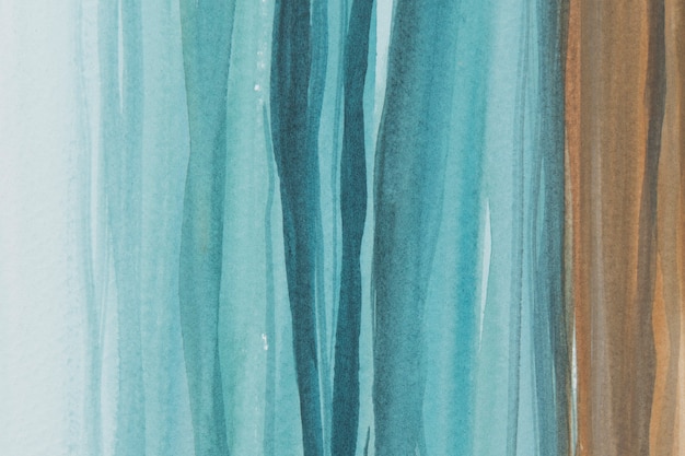 ビーチブルーの水彩背景の抽象的なスタイル