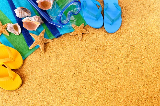 모래 해변 요소