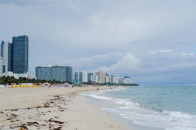 Beach Miami Florida USA, coastline