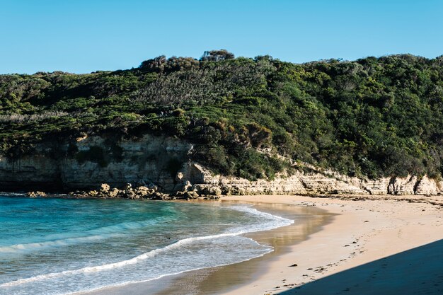 beach and mountain