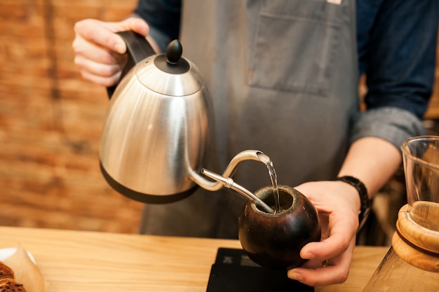 豆黒茶色の豆の背景