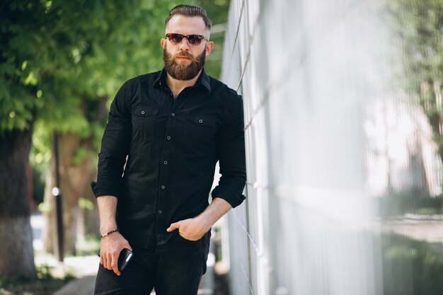 Bearded man portrait