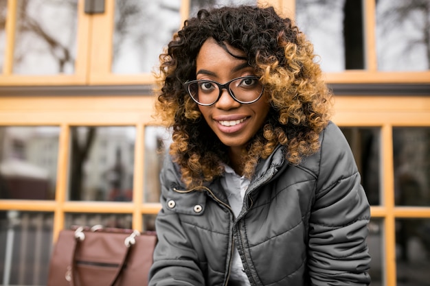 beauti american african adult afro