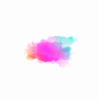 Free photo beautiful abstract background of hand drawn water color spots