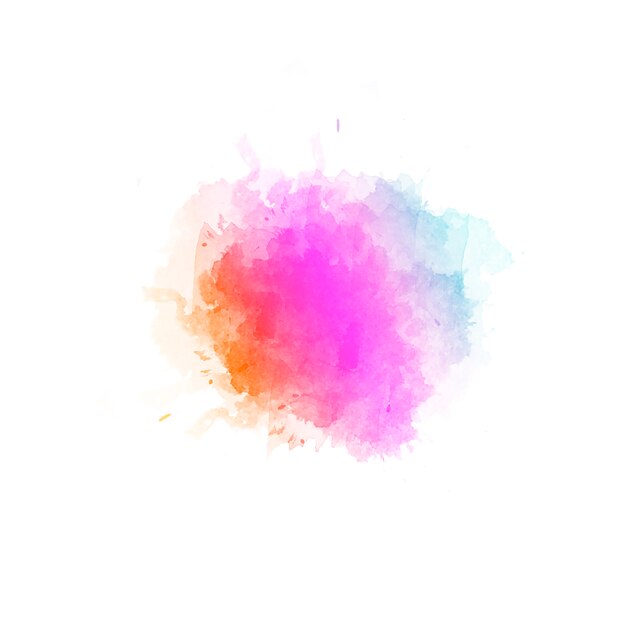 Beautiful abstract background of hand drawn water color spots