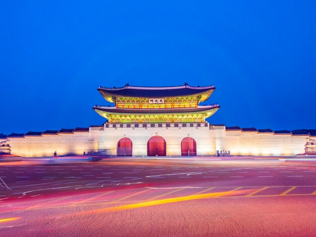 Beautiful architecture building of gyeongbokgung palace