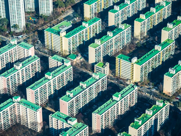 Beautiful architecture building in Seoul City