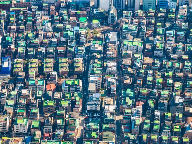 Beautiful architecture building in Seoul City