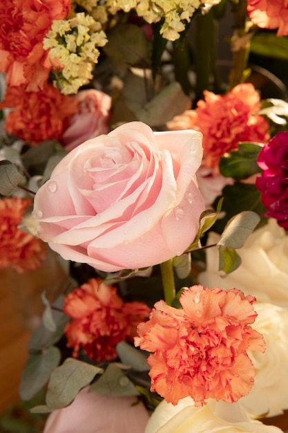 Beautiful arrangement of flowers for a birthday girl