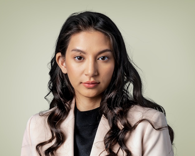 Beautiful Asian woman portrait, smiling face