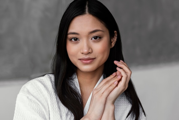 Beautiful asian woman portrait