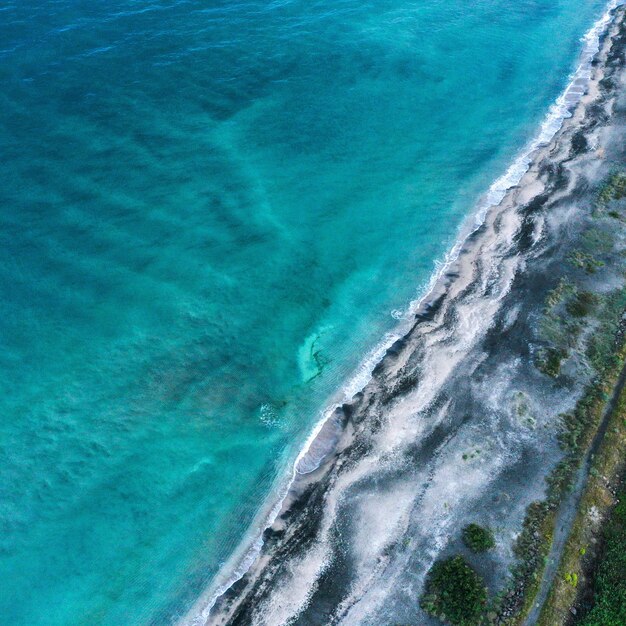 Beautiful beach waves