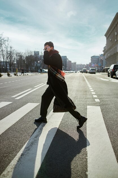 Beautiful belarus person in the city