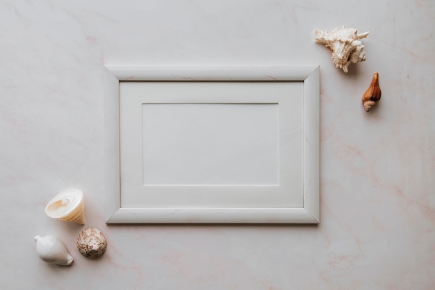 Free photo beautiful blank frame concept