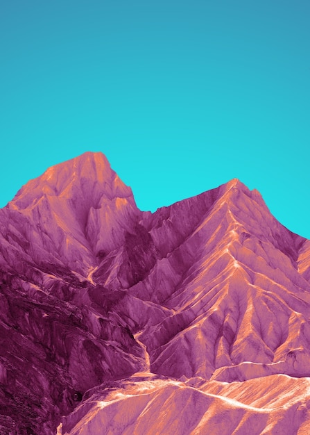 Beautiful bright pop landscapes