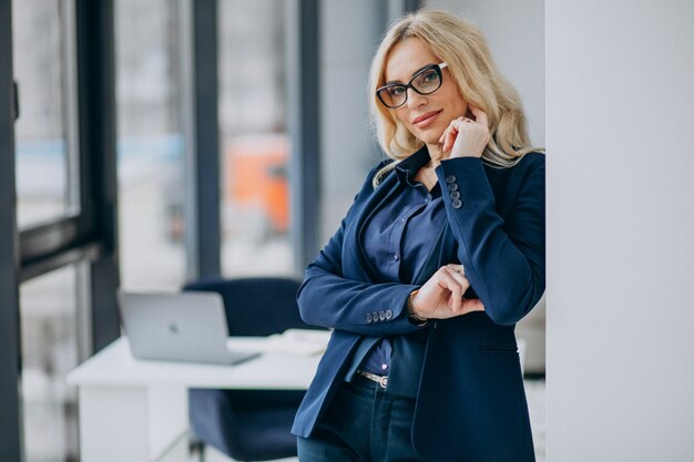 Beautiful business woman at the office