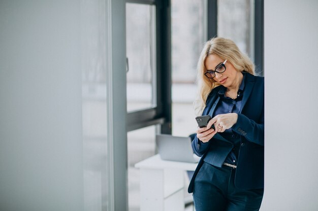 Beautiful business woman at the office