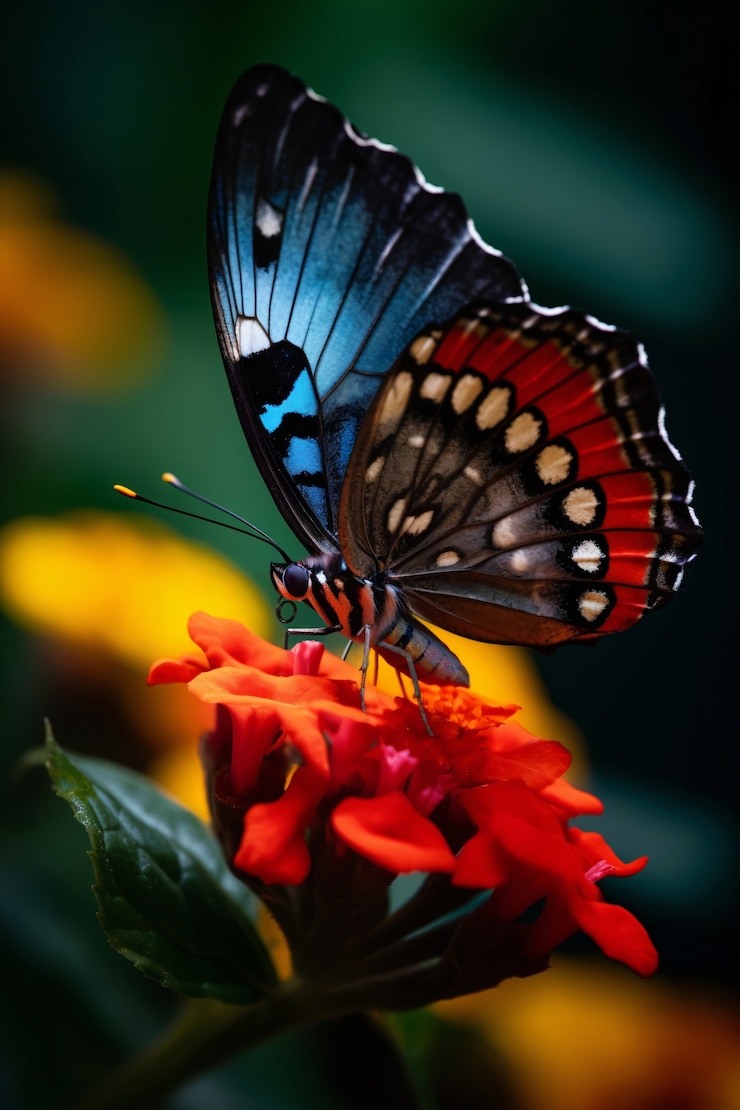 Free Photo beautiful butterfly in nature
