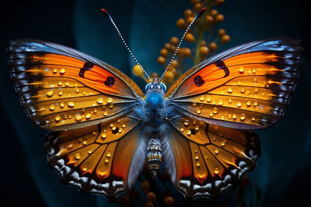 Beautiful butterfly in nature