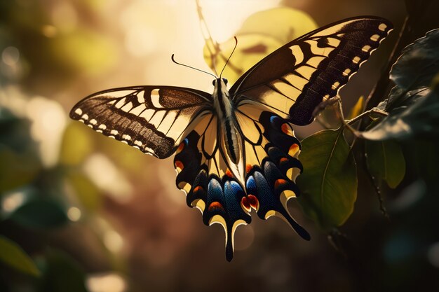 Beautiful butterfly in nature