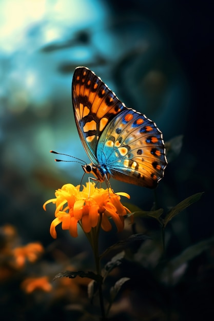 Beautiful butterfly in nature