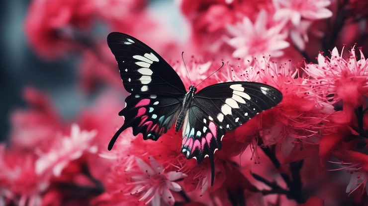 Free Photo beautiful butterfly in nature