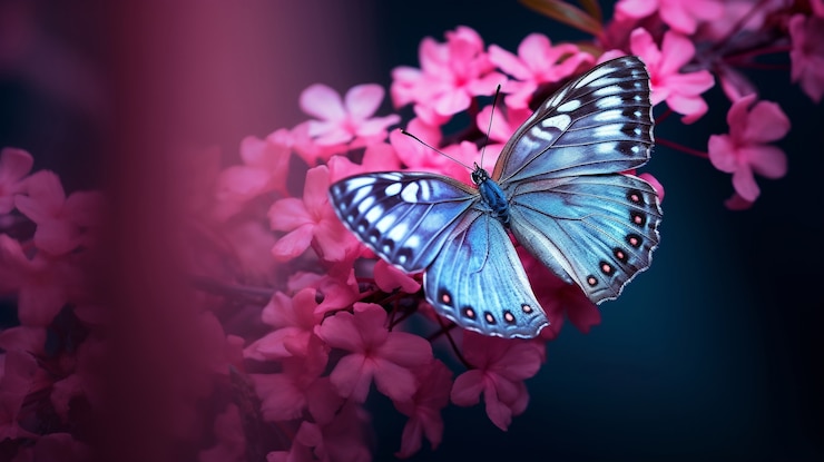 Free Photo beautiful butterfly in nature