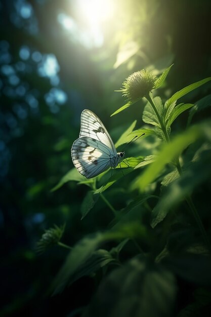 자연 속 의 아름다운 나비