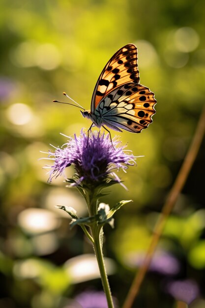 Bella farfalla in natura