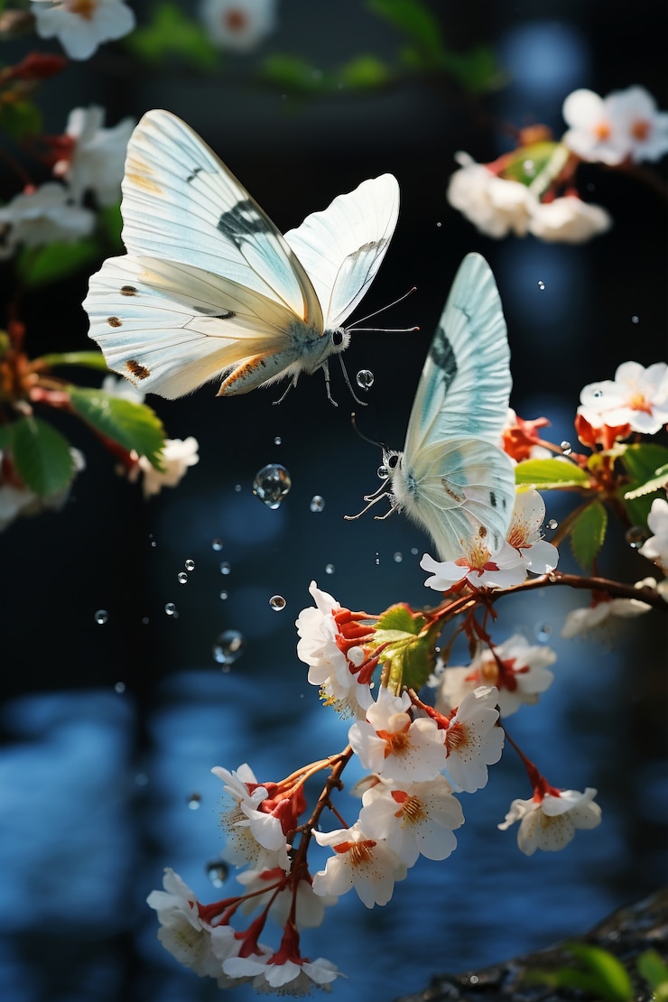 Free Photo beautiful butterfly in nature