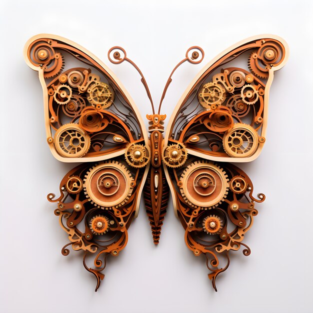 Beautiful butterfly with detailed design