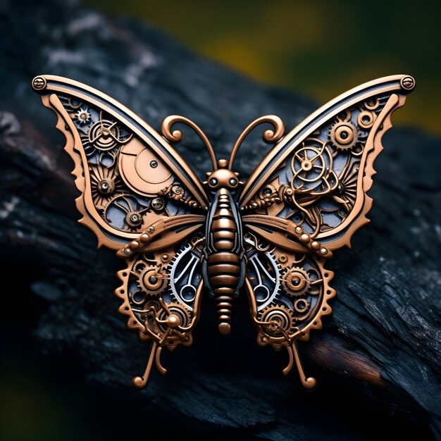 Beautiful butterfly with detailed design