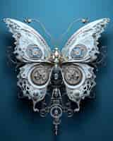 Free photo beautiful butterfly with detailed design