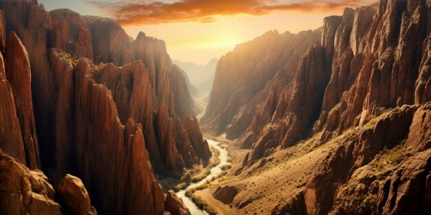 Beautiful canyon landscape