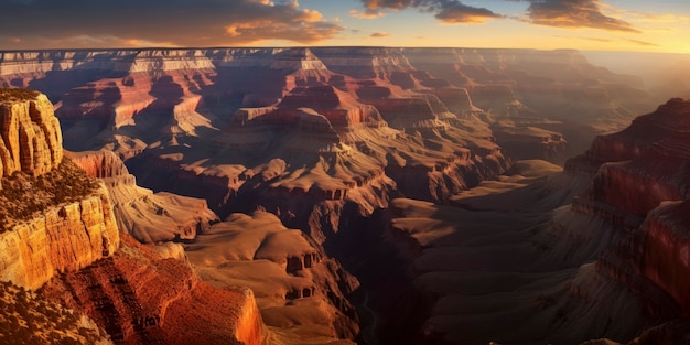 Free photo beautiful canyon landscape