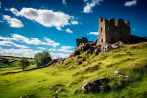 Free photo beautiful castle architecture