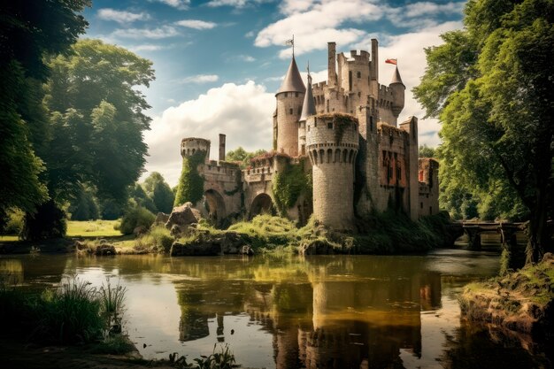 Beautiful castle architecture