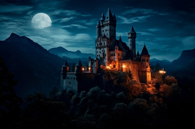 Beautiful castle architecture