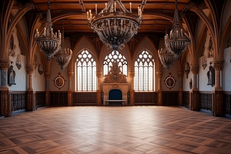 Free Photo beautiful castle architecture
