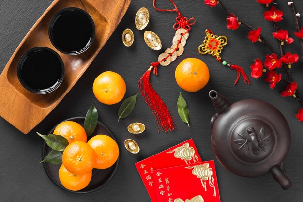 Beautiful chinese new year concept