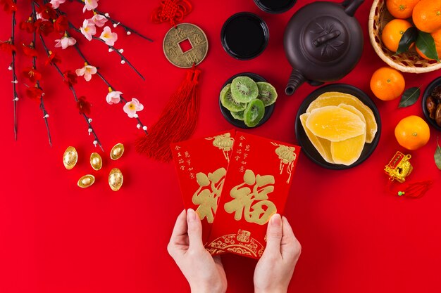 Beautiful chinese new year concept