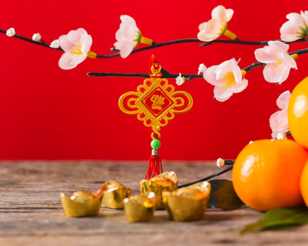 Free photo beautiful chinese new year concept