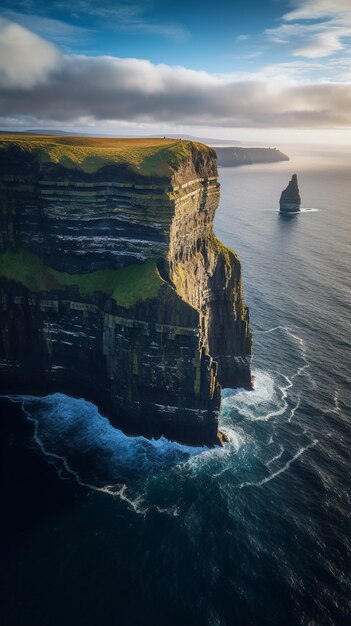 Beautiful cliff landscape