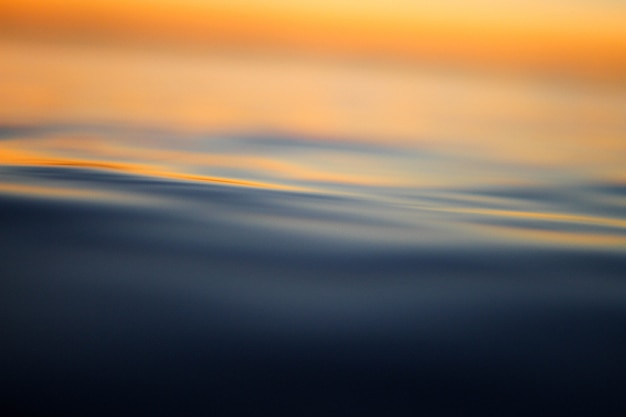 Beautiful closeup shot of the amazing texture of the water in the ocean